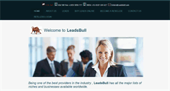 Desktop Screenshot of leadsbull.com